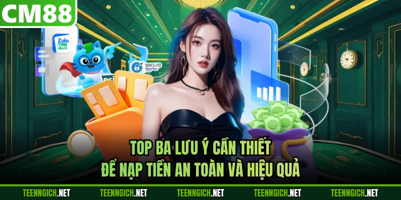 Nạp Tiền CM88 | Hướng Dẫn Năm Bước Thao Tác Đơn Giản